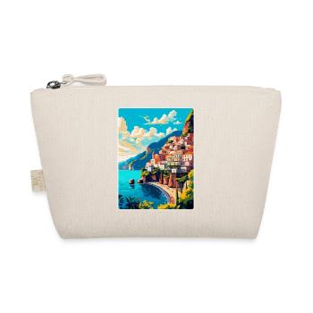 Amalfi Italy Vintage Travel Poster WPA Souvenir - Organic Pouch - nature - Front