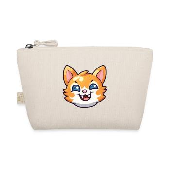 Bambino Katze Cartoon Aquarell Illustration - Bio-Täschchen - Natur - Vorne
