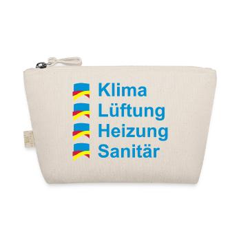 Klima Lüftung Heizung Sanitär - Bio-Täschchen - Natur - Vorne