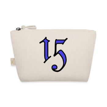 15. 15 JAHRE. 15. JAHRESTAG. 15-JÄHRIGES JUBILÄUM. - Bio-Täschchen - Natur - Vorne
