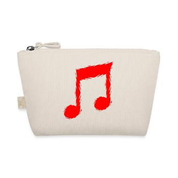 Musiknote Musik - Bio-Täschchen - Natur - Vorne
