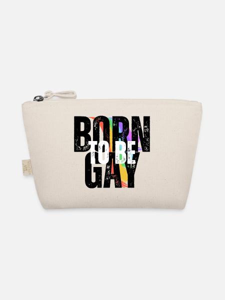 Born to be Gay - Stolz Geboren - Bio-Täschchen - Natur