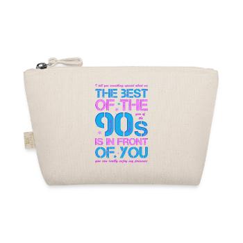 90er 90s Neunziger Jahre best of 90s - Bio-Täschchen - Natur - Vorne