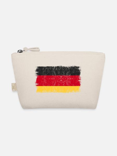 Deutsche Flagge Deutschland Deutschlandflagge - Bio-Täschchen - Natur