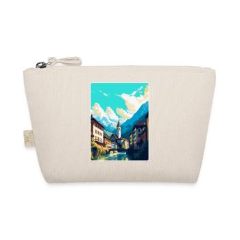 Chur Schweiz Vintage Reiseplakat Souvenir - Bio-Täschchen - Natur - Vorne