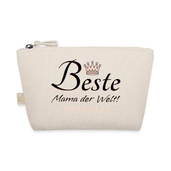 Beste Mama der Welt Sprüche Geschenk u.a Muttertag - Bio-Täschchen - Natur - Vorne