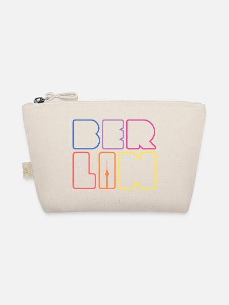 Berlin Kreuzberg Hauptstadt Souvenir Berliner - Bio-Täschchen - Natur