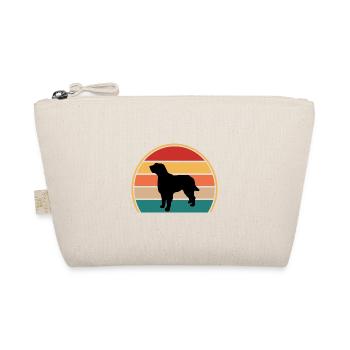 Briquet Griffon Vendeen Dog Silhouette Retro Sun - Bio-Täschchen - Natur - Vorne
