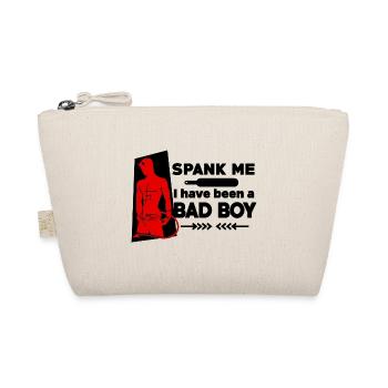Spank me, I have been a Bad Boy - Frecher Teufel - Bio-Täschchen - Natur - Vorne