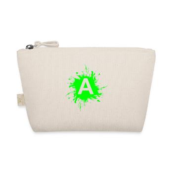 Team A Buchstabe A Anfangsbuchtabe - Bio-Täschchen - Natur - Vorne