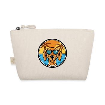 Jugoslawischer Windhund Hunderasse Cartoon Sonnenbrille Strand - Bio-Täschchen - Natur - Vorne
