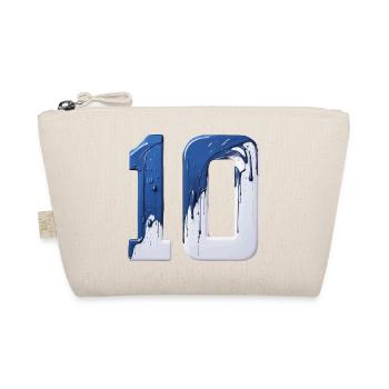 NON. 10 NUMÉRO 10 BLEU BLANC 10E ANNIVERSAIRE - Trousse biologique - nature - Devant