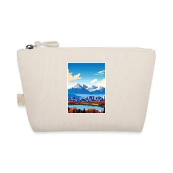 Anchorage Alaska Vintage Reiseposter Souvenir - Bio-Täschchen - Natur - Vorne