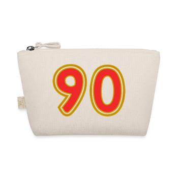 90. 90 ANS. 90e ANNIVERSAIRE. ANNIVERSAIRE 90 ANS. - Trousse biologique - nature - Devant