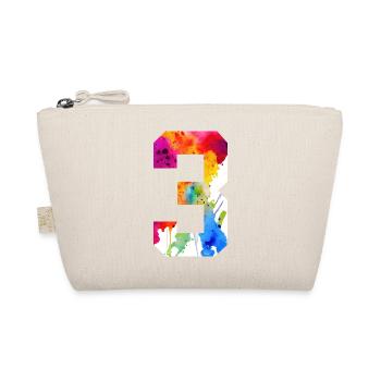 NUMÉRO 3 ANS 3ÈME ANNIVERSAIRE - Trousse biologique - nature - Devant