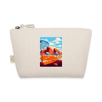 Uluṟu Kata Tjuṯa Nationalpark Reiseplakat - Bio-Täschchen - Natur - Vorne