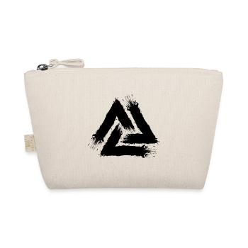 Valknut Symbol Schwarz Symbol Keltisches Symbol - Bio-Täschchen - Natur - Vorne