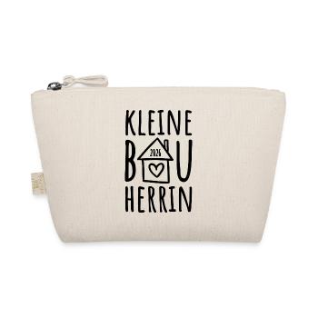 Kleine Bauherrin 2026 - Bio-Täschchen - Natur - Vorne