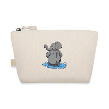 Elefant Wasser Elephant - Bio-Täschchen - Natur - Vorne