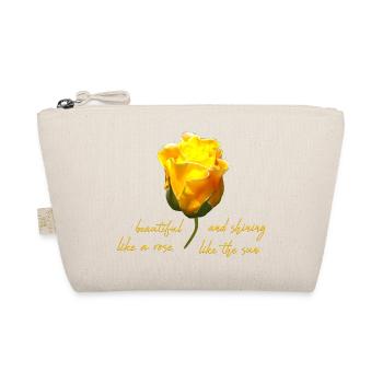 beautiful rose - Bio-Täschchen - Natur - Vorne