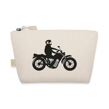 motorradfahrer - Bio-Täschchen - Natur - Vorne