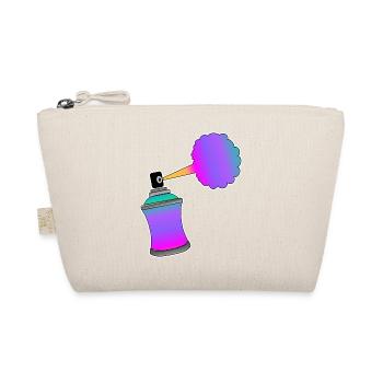 Spraydose Graffiti - Bio-Täschchen - Natur - Vorne