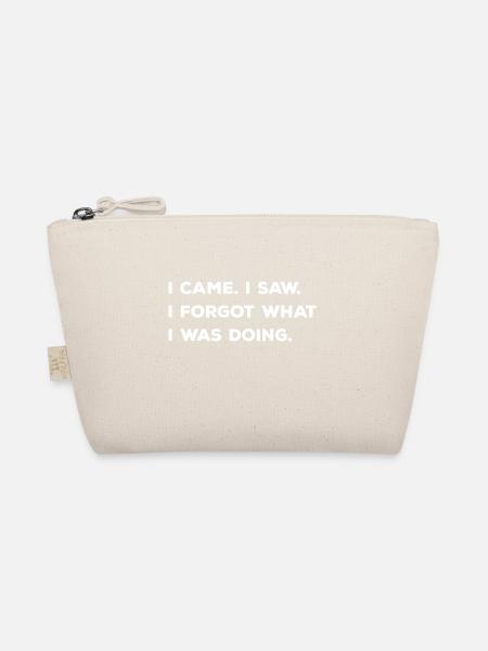 I came, I saw, I forgot what I was doing - Bio-Täschchen - Natur
