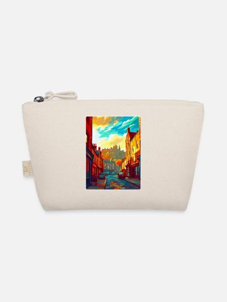 Edinburgh Schottland UK Vintage Reiseplakat WPA - Bio-Täschchen - Natur