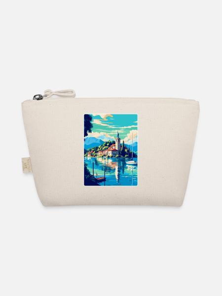 Wörthersee Österreich Vintage Reiseplakat Souvenir - Bio-Täschchen - Natur