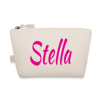 Stella Magenta Script - Bio-Täschchen - Natur - Vorne