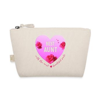 best aunt - Bio-Täschchen - Natur - Vorne