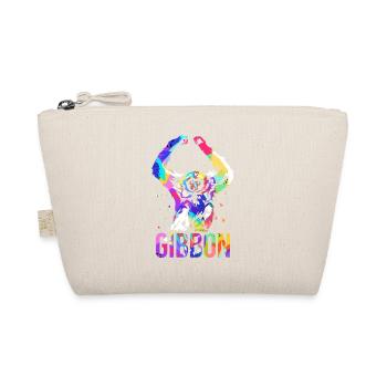 Fröhlicher Gibbon Kletterkünstler - Bio-Täschchen - Natur - Vorne