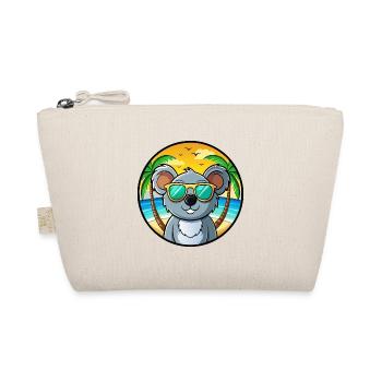 Koala Lustige Cartoon Sommer Strand Sonnenbrille Cool - Bio-Täschchen - Natur - Vorne