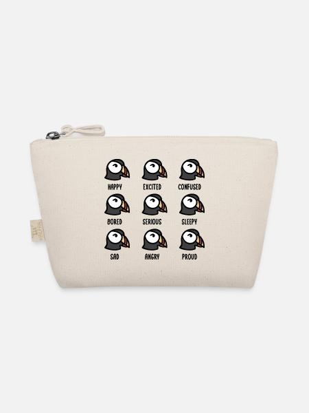 Papageitaucher Emotionen Papageientaucher Puffin - Bio-Täschchen - Natur