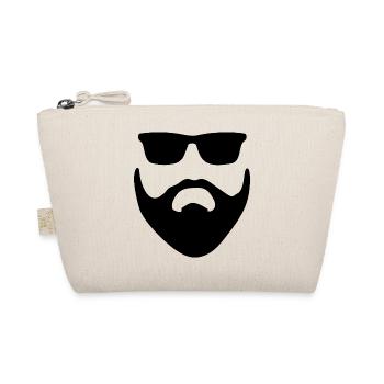 Bart Bart Hipster wie ein Boss - Bio-Täschchen - Natur - Vorne