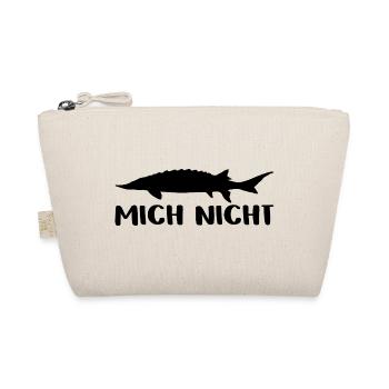 Stör mich nicht - Störsilhouette mit Spruch - Bio-Täschchen - Natur - Vorne