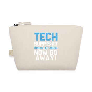 Tech Support Control + Alt + Delete Now Go Away - Bio-Täschchen - Natur - Vorne