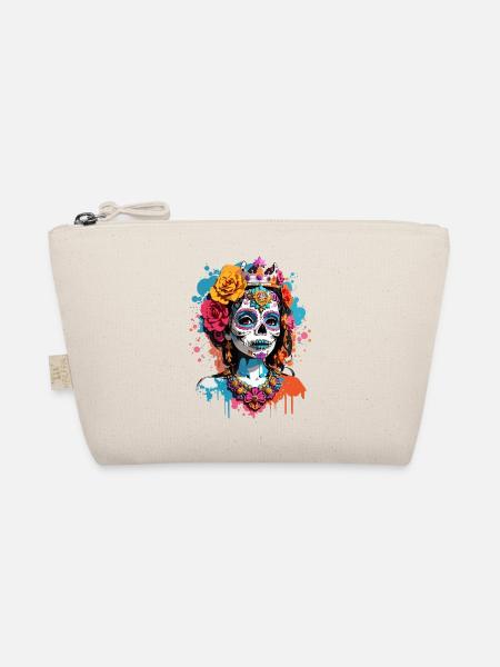 La Catrina - Bio-Täschchen - Natur