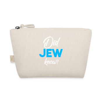 Jew Jude Jüdisch - Bio-Täschchen - Natur - Vorne