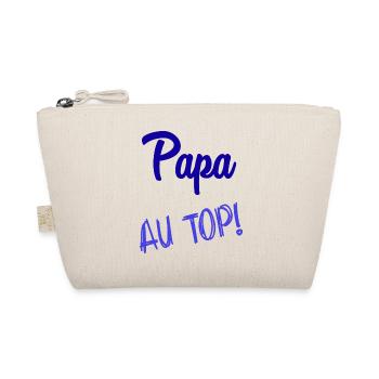 FROHER VATERTAG. PAPA. VATERTAG - Bio-Täschchen - Natur - Vorne