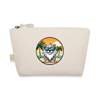 Himalaya Schäferhund Rasse Cartoon Sonnenbrille Strand - Bio-Täschchen - Natur - Vorne