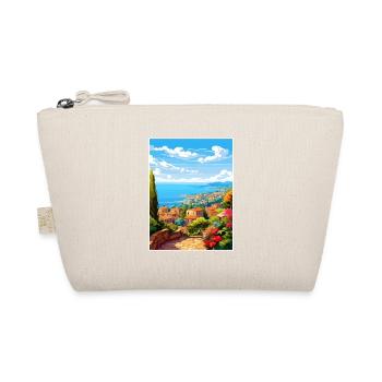 Cote D Azur Frankreich Vintage Reiseposter Souvenir - Bio-Täschchen - Natur - Vorne
