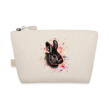 Hase aquarell - Bio-Täschchen - Natur - Vorne