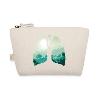 Green nature forest landscape lungs - Organic Pouch - nature - Front
