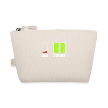 Dad Twins Geschenk - Bio-Täschchen - Natur - Vorne
