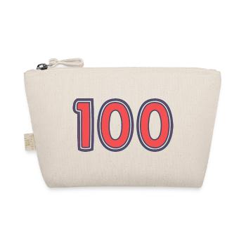 100. 100 YEARS. 100th ANNIVERSARY - Organic Pouch - nature - Front