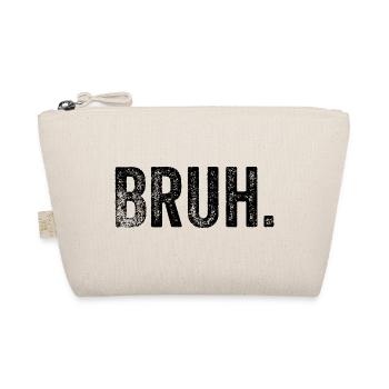 Bruh Funny Saying - Bio-Täschchen - Natur - Vorne