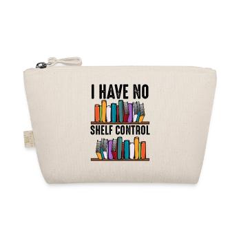 No shelf control saying books reader gift - Organic Pouch - nature - Front