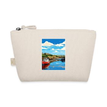 Bude Cornwall Vintage Reiseposter WPA Souvenir - Bio-Täschchen - Natur - Vorne