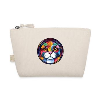 Scottish Fold Kurzhaar Katze buntes Aquarell - Bio-Täschchen - Natur - Vorne
